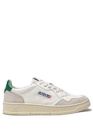 MEDALIST LOW MLEAT/SUEDE WHT