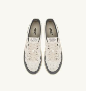 MEDALIST LOW GOAT/SUEDE WHT/