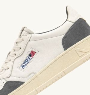 MEDALIST LOW GOAT/SUEDE WHT/
