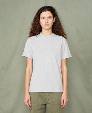 CNECK HEATHER GREY