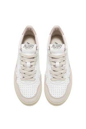 MEDALIST LOW LEAT/SUEDE WHT/