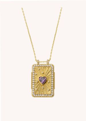 AMETHSYT HEART BOHEME OR