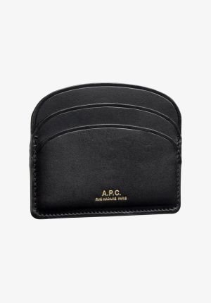 PORTE CARTES DEMI LUNE LZZ NOIR