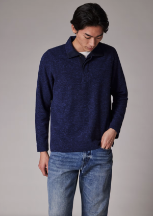 RUGBY FUNNEL NECK SWEATSHIRT 47/BLEU