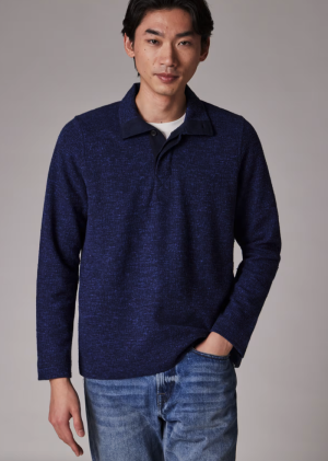 RUGBY FUNNEL NECK SWEATSHIRT 47/BLEU
