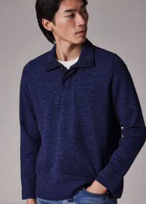 RUGBY FUNNEL NECK SWEATSHIRT 47/BLEU