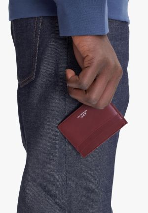 PORTE CARTES ANDRE CAE MARRON FONC