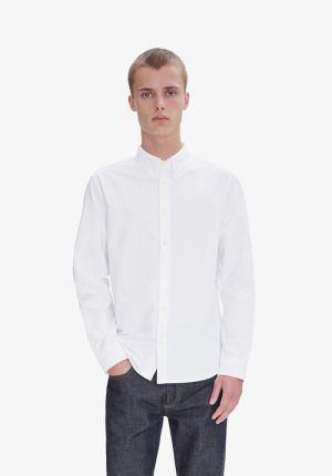 CHEMISE GREG LOGO FS AAB/ BLANC