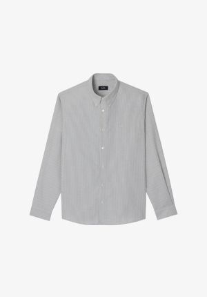 CHEMISE GREG LOGO LAA/ GRIS