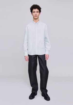 CHEMISE GREG LOGO LAA/ GRIS