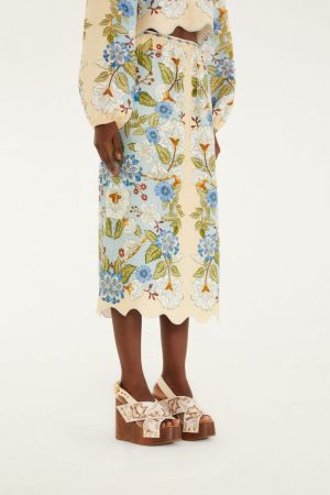  GARDEN SCARF BL