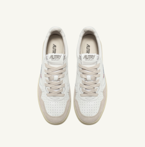  LEAT/SUEDE WHIT