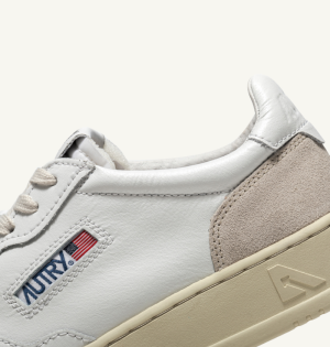  LEAT/SUEDE WHIT